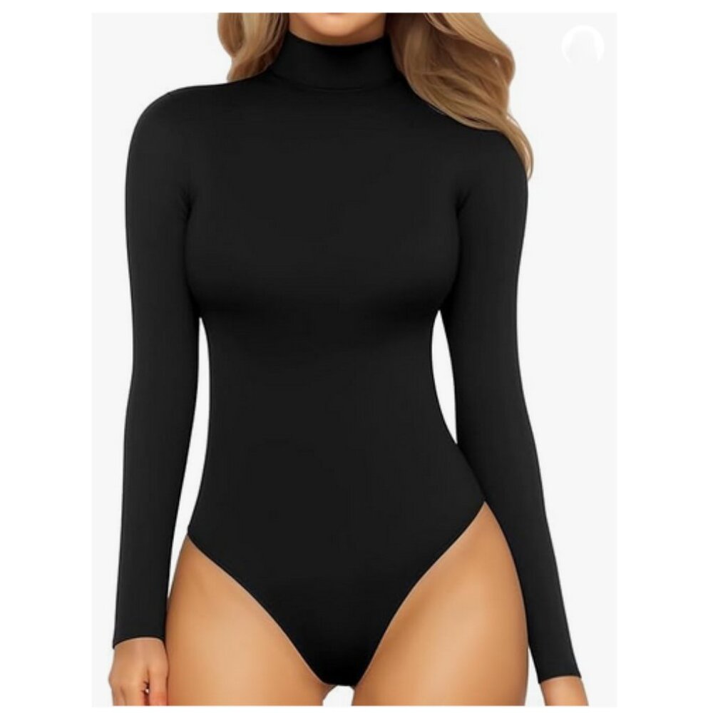 Black Long Sleeve Bodysuit